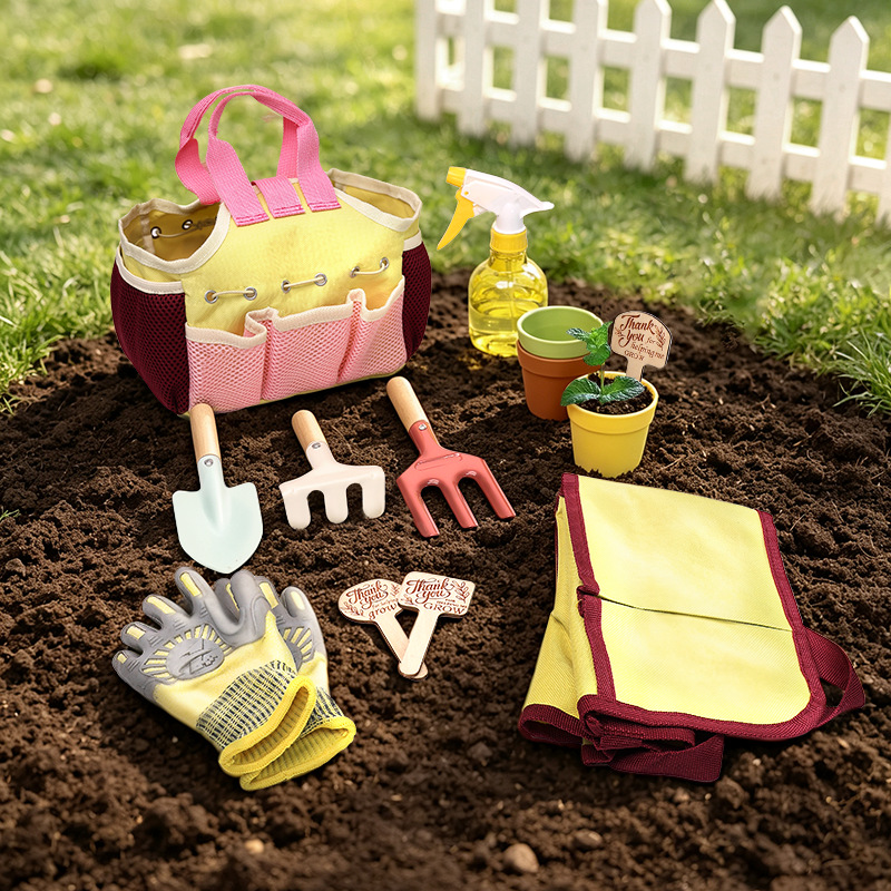 Gardening Tools Set Gift - Kids Garden Tool Set Pretend Play