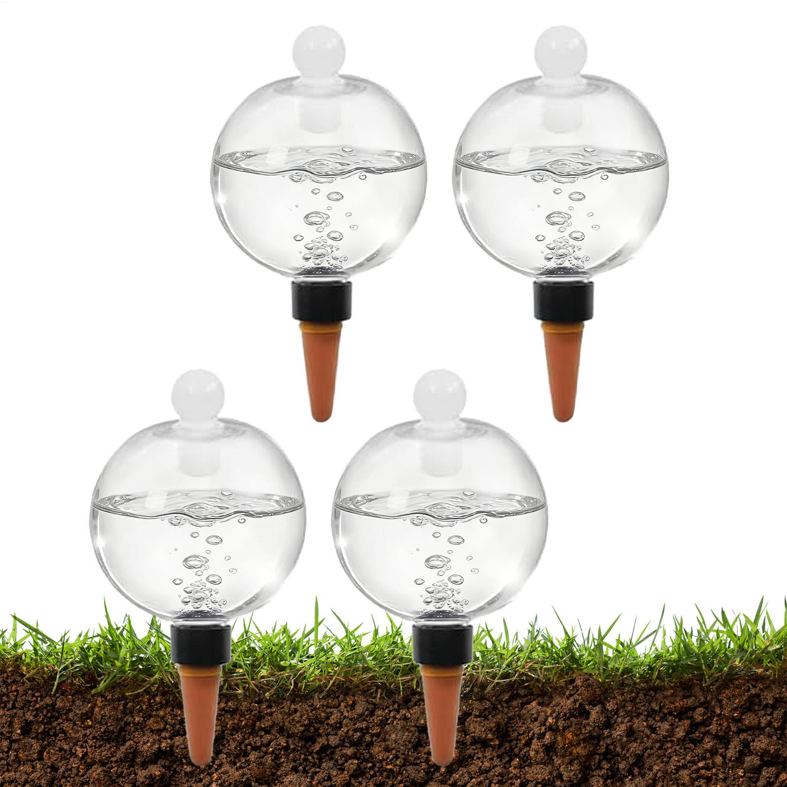 Automatic Plant Waterer - Plant Watering Bulbs 4pcs 500ml Clear