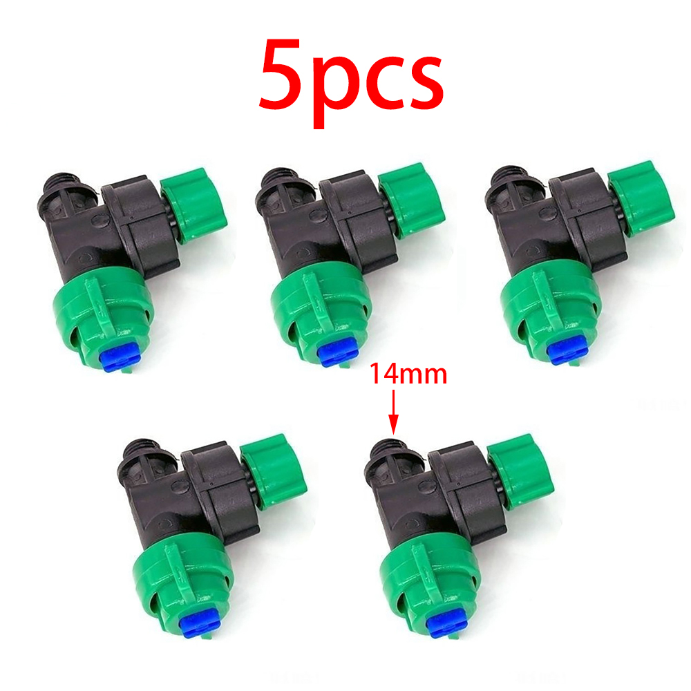 Garden Hose Nozzle - 5pcs Spray Tube Fittings Pipe Clamp,