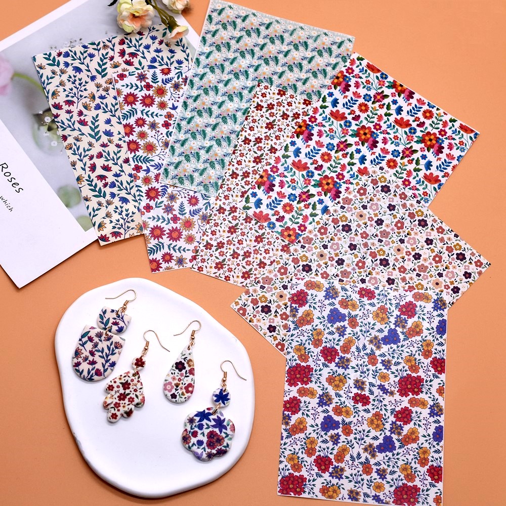Gardening Tools Diy - SNASAN DIY Sumptuous Flower Watercolor Transfer