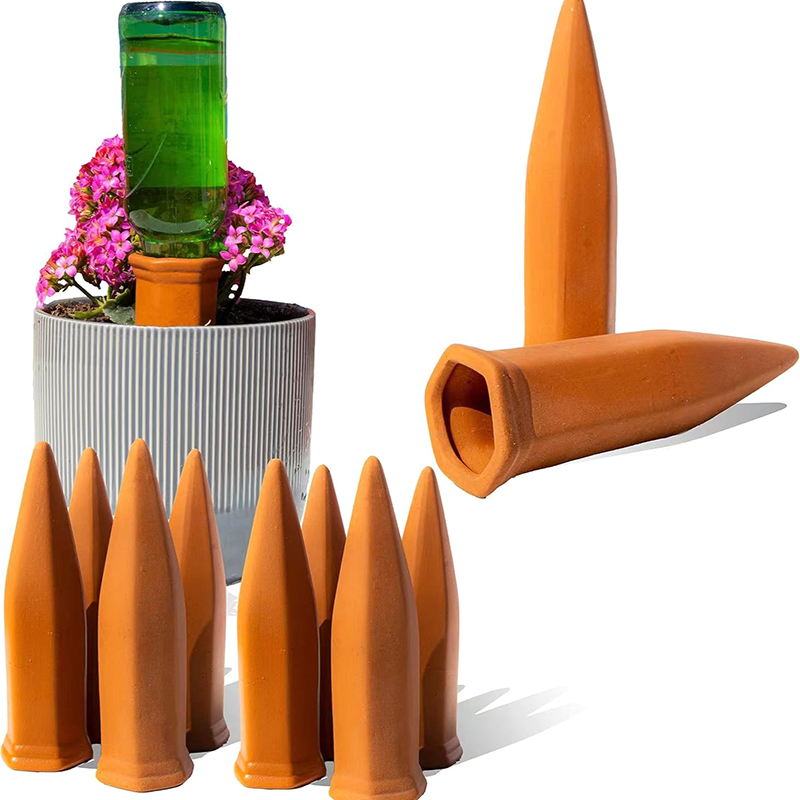 Automatic Plant Waterer - 【M】1Pcs Plant Self-Watering Stakes Terracotta Automatic