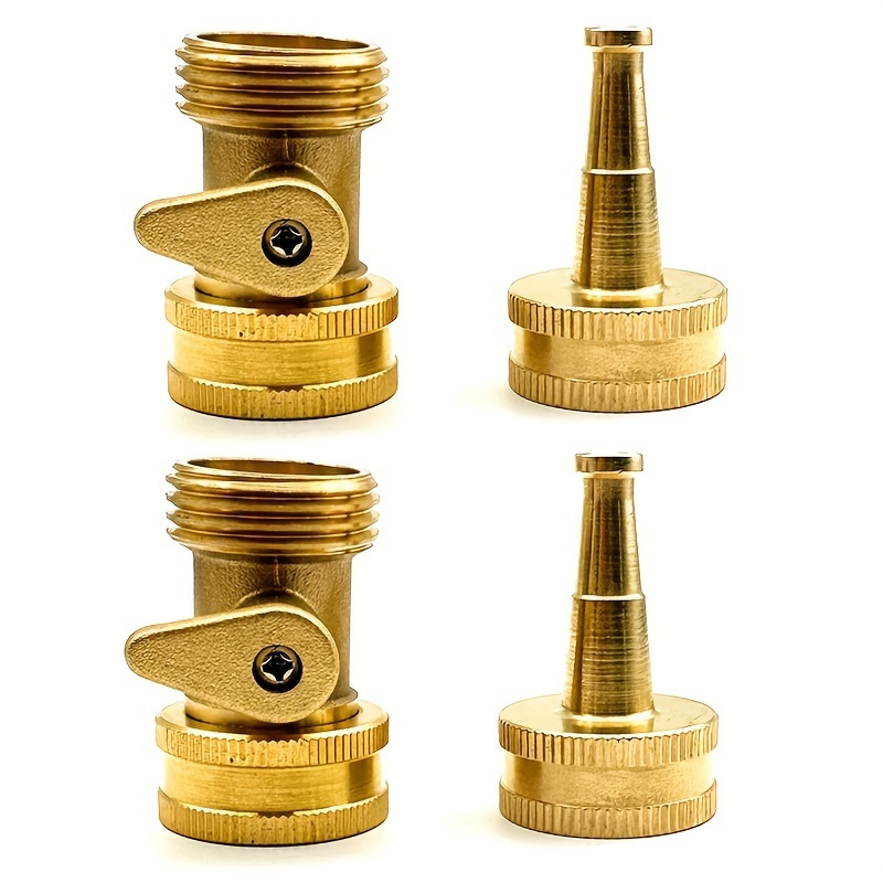 2pcs/set Brass Garden Hose Noz - Garden Hose Nozzle 评论和价格