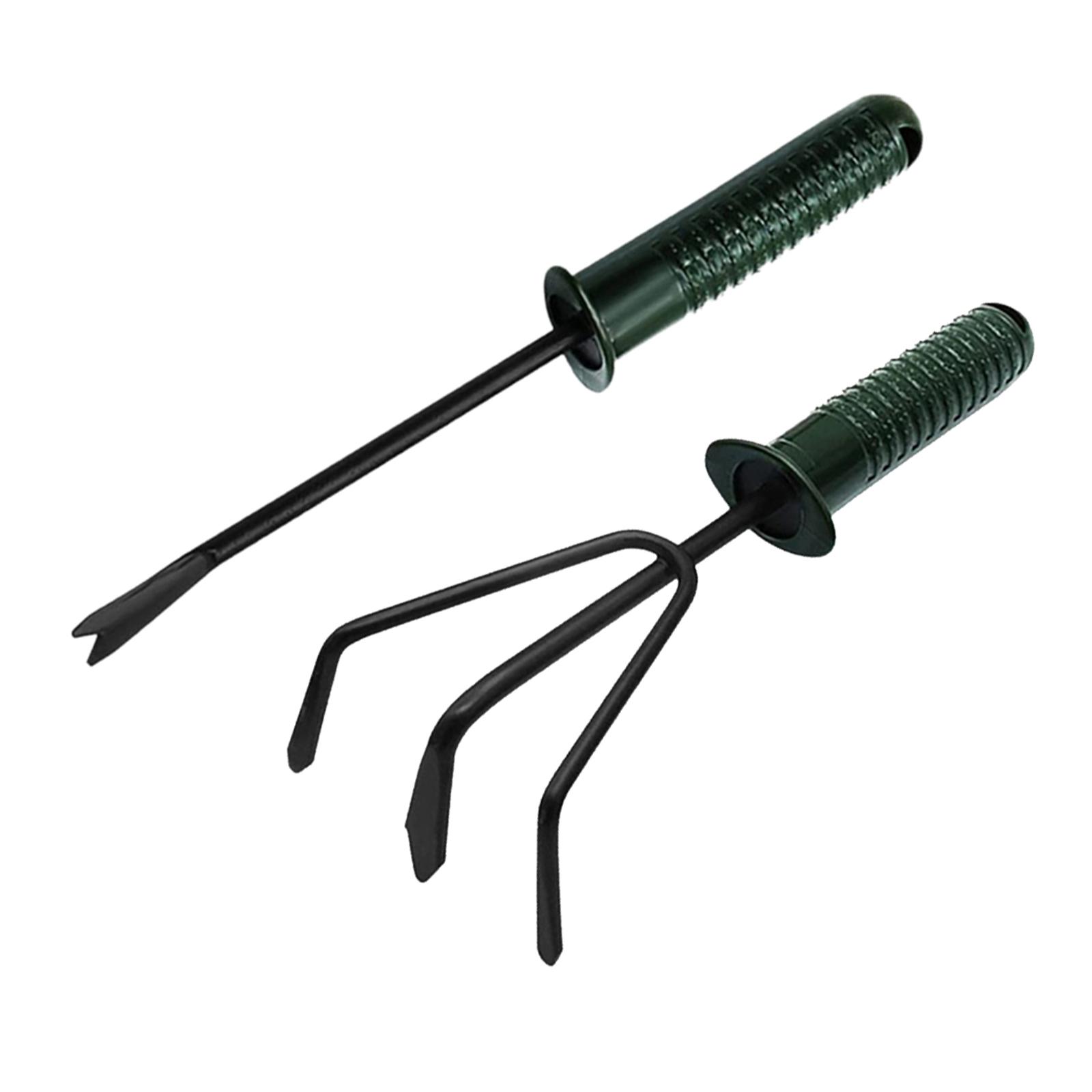 4 Pieces Gardening Rake Garden - Gardening Tools Set Gift 评论和价格