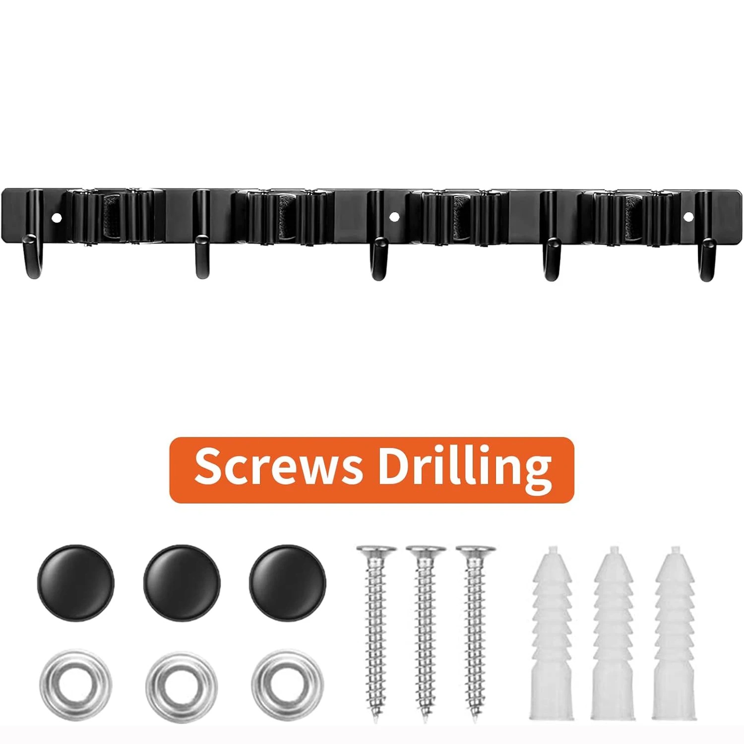 1 Heavy-Duty Metal Tool Rack w - Gardening Tools Range 评论和价格