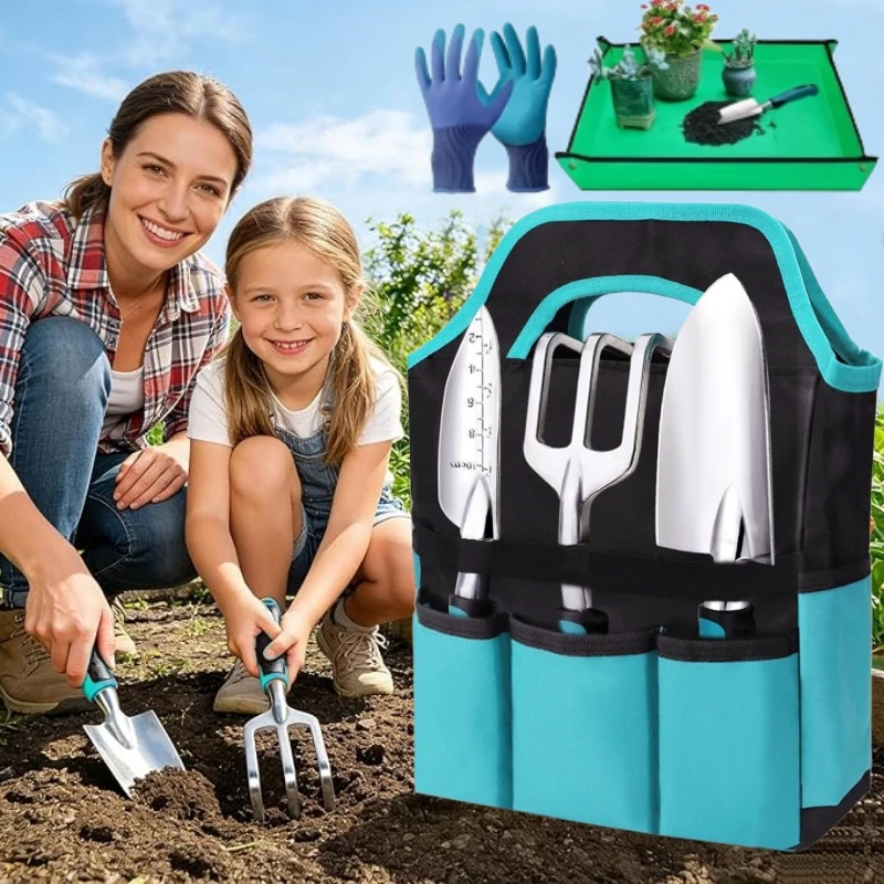 7PCS Garden Hand Tools Set Hea - Gardening Tools Set Gift 评论和价格