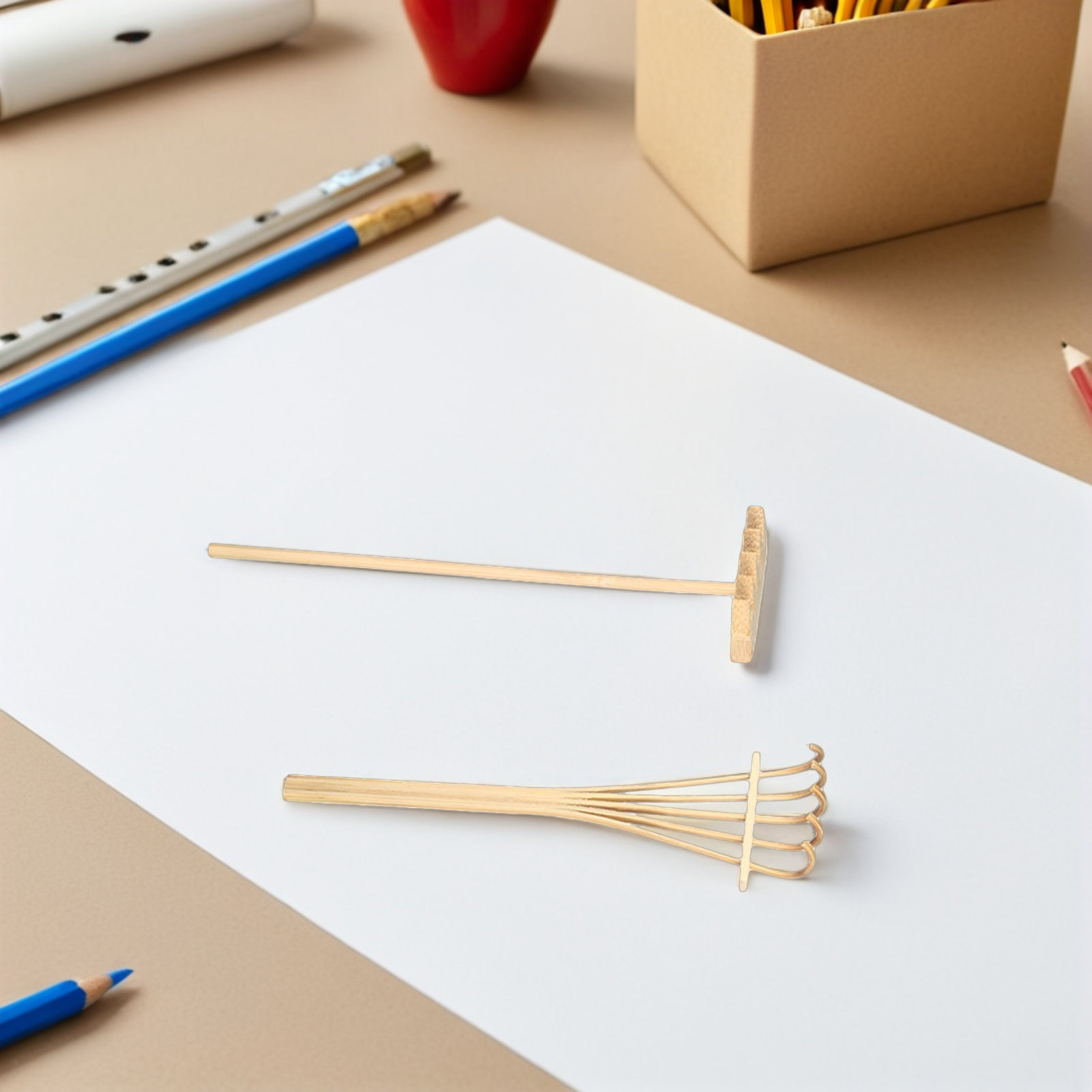 6Pcs Mini Sand Rake Set Bamboo - Gardening Tools And Accessories 评论和价格