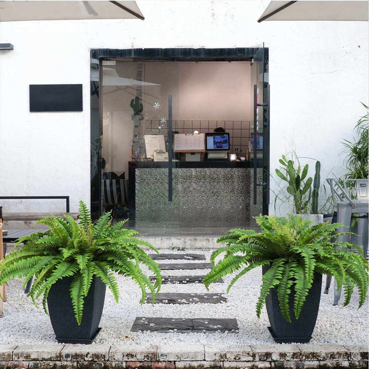 MALL Artificial Ferns for Outd - Gardening Hand Tools B&Q 评论和价格