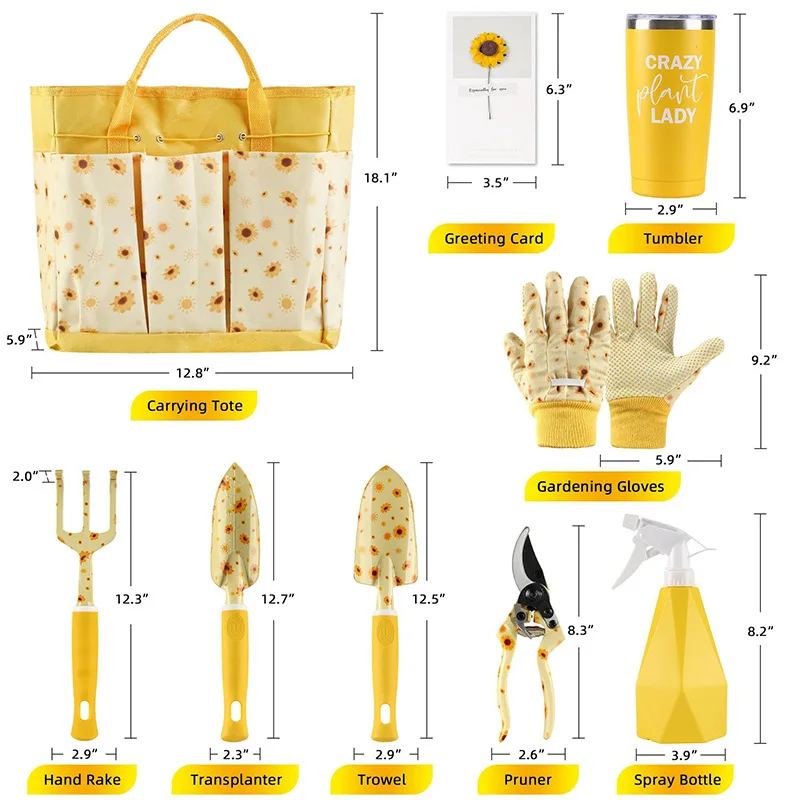 Durable Garden Tool Set Ladies - Gardening Tools Set Gift 评论和价格