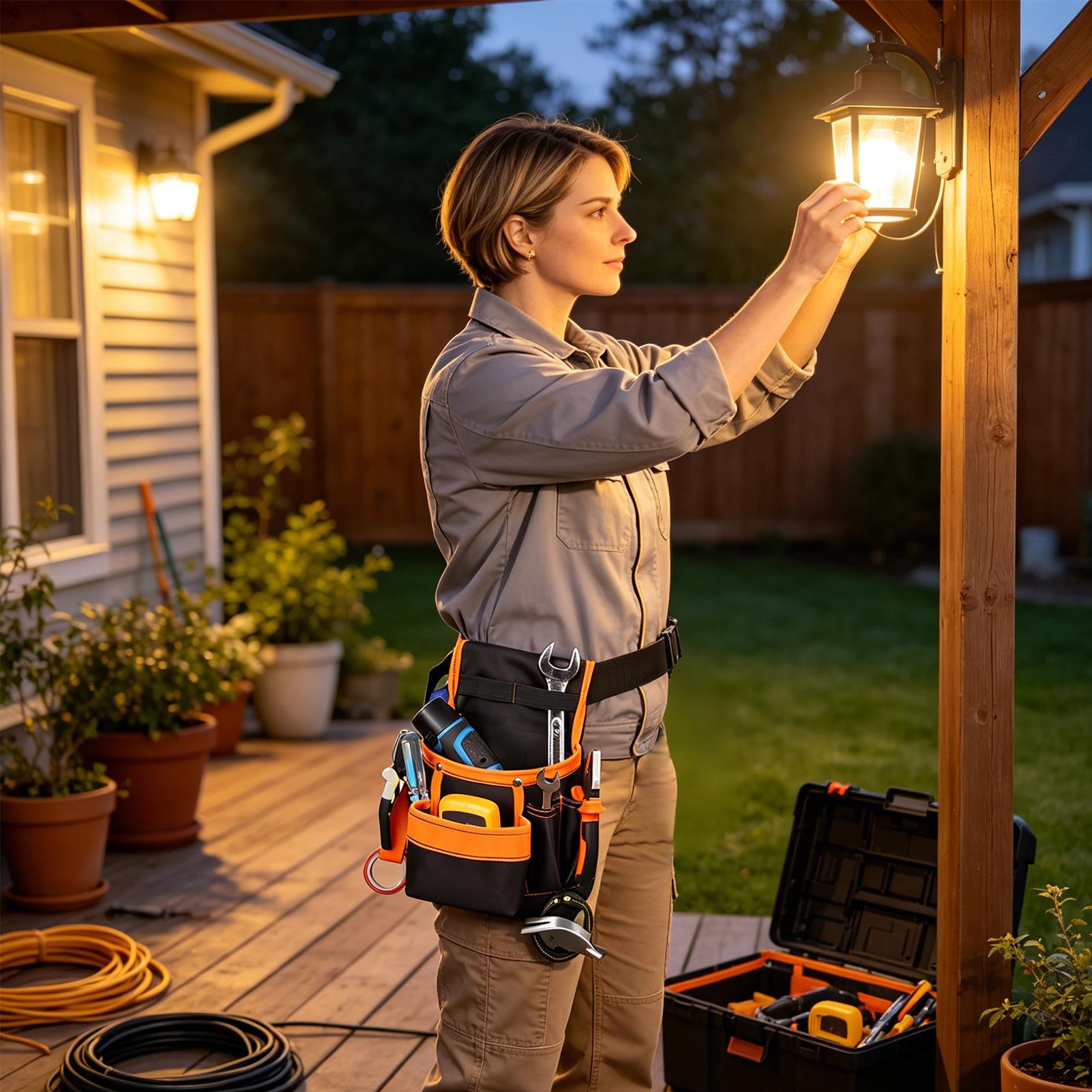 Garden Tool Waist Bag Oxford C - Gardening Tools Repair Shop 评论和价格