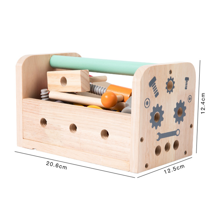 Kids Tool Bench Wooden Set Toy - Gardening Tools Set Gift 评论和价格