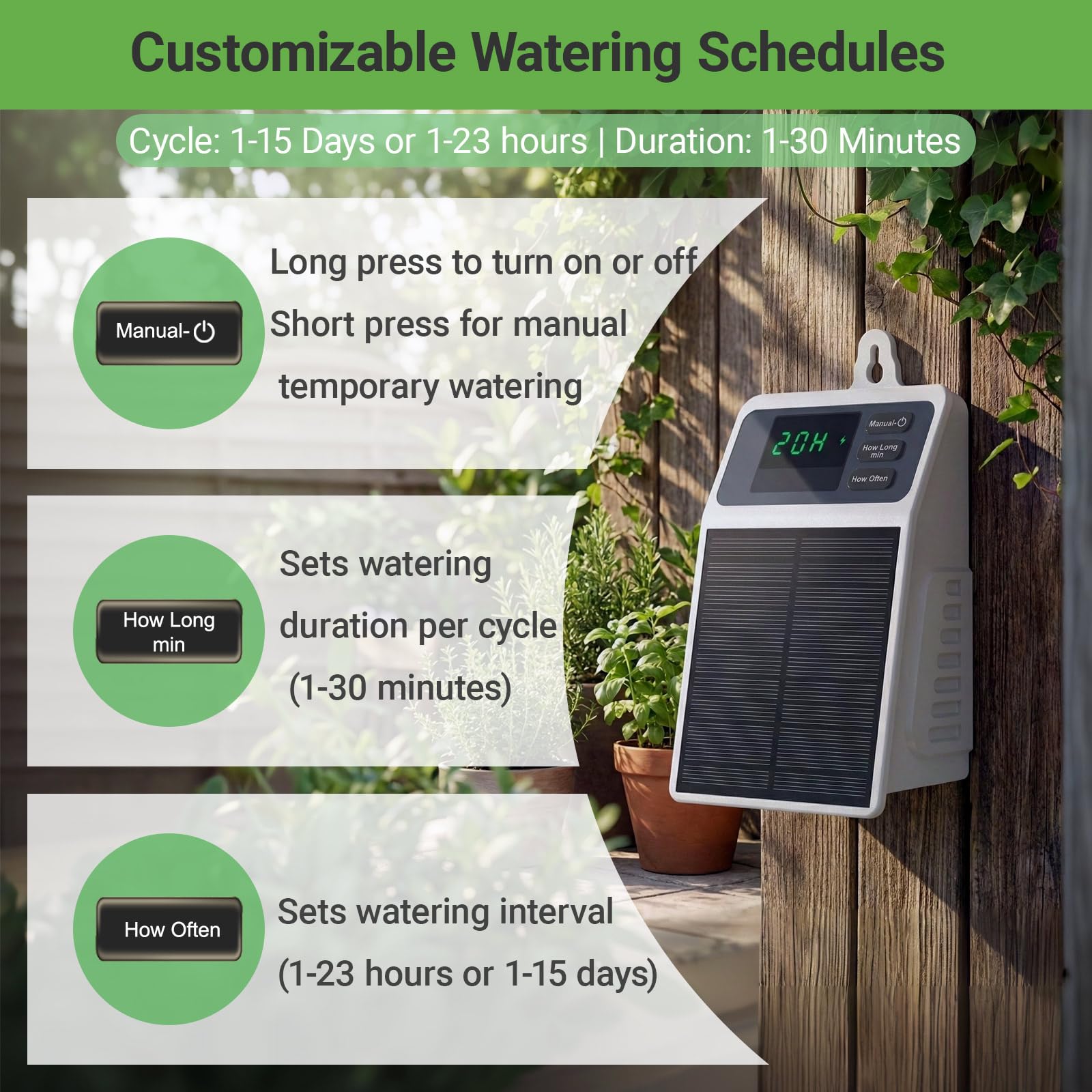 Upgraded Solar Drip Irrigation - Automatic Plant Waterer 评论和价格