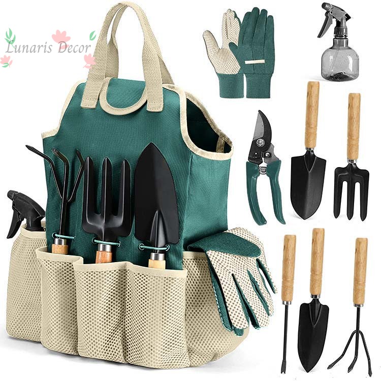 9-piece outdoor garden tool ki - Gardening Tools Set Gift 评论和价格