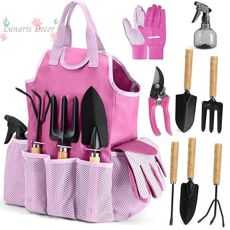 9-piece outdoor garden tool ki - Gardening Tools Set Gift 评论和价格