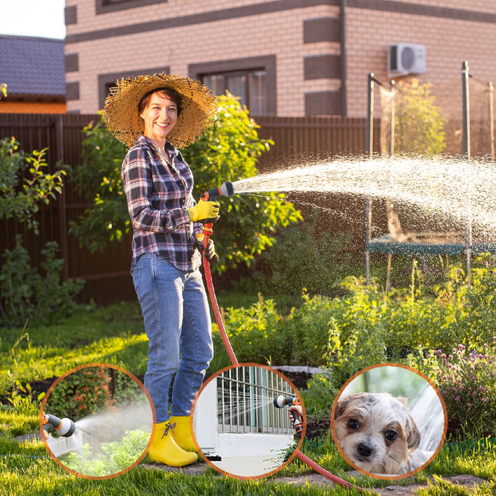 Hose Sprayer Nozzle Adjustable - Garden Hose Nozzle 评论和价格