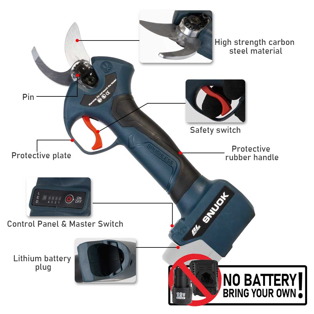 SNUOK 12V Brushless Electric P - Gardening Tools Diy 评论和价格