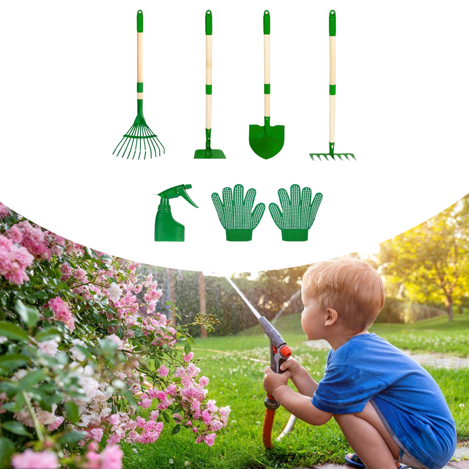 6x Kids Gardening Tools Set Ou - Gardening Tools Set Gift 评论和价格