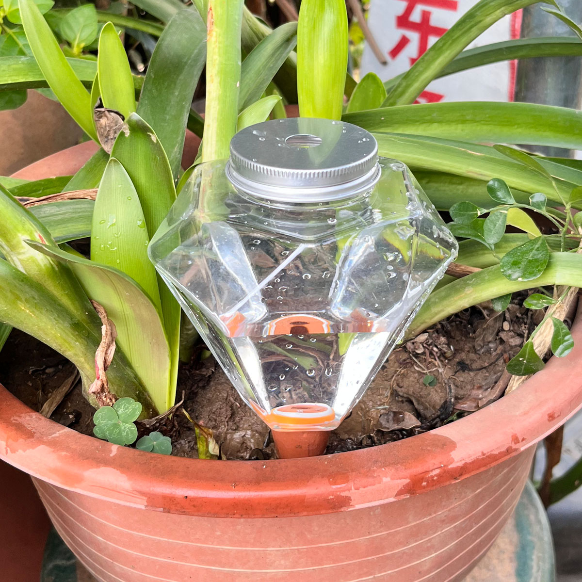 1pcs Cute Plastic Watering Mac - Automatic Plant Waterer 评论和价格