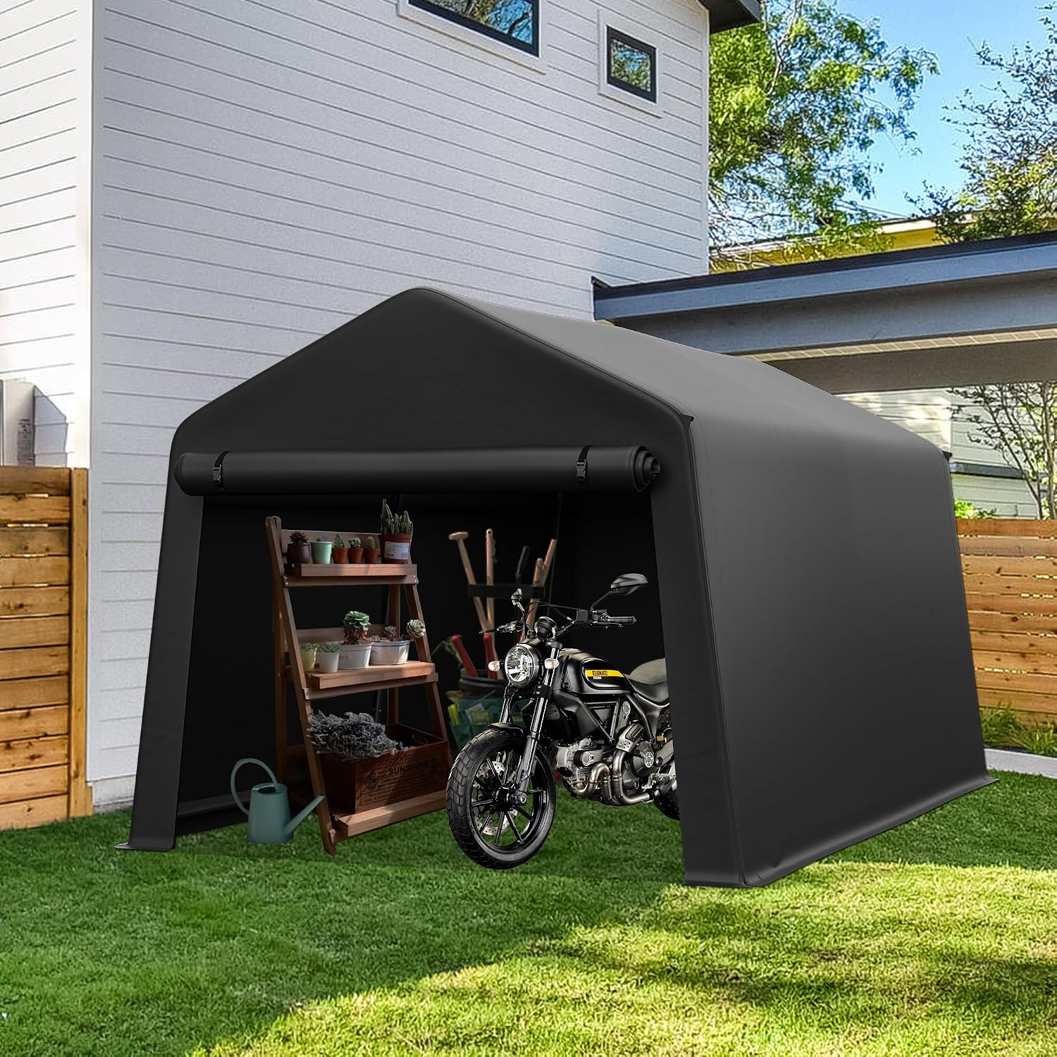 Portable Outdoor Storage Shed  - Gardening Tools Of 评论和价格