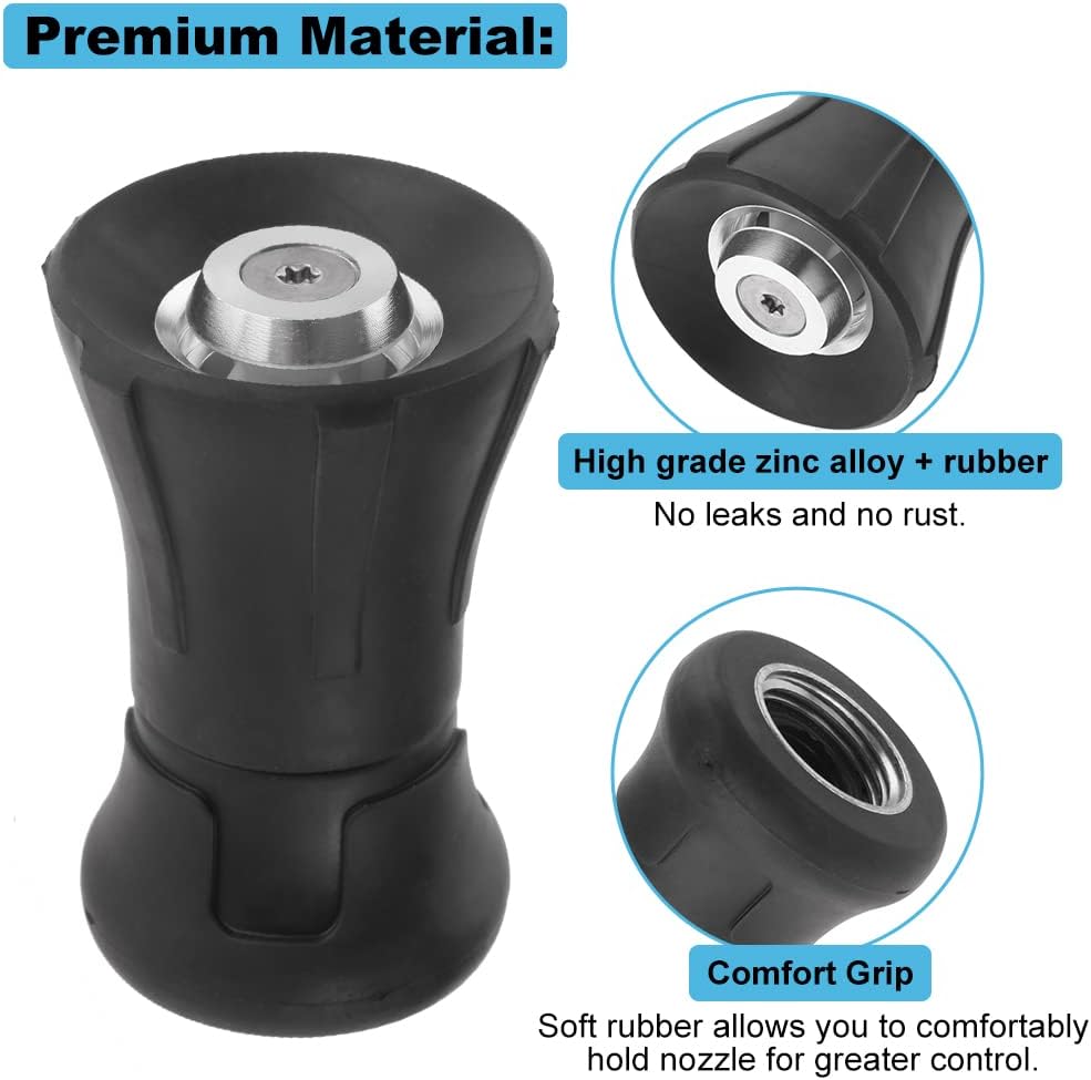 2pcs High Pressure Sprayer Noz - Garden Hose Nozzle 评论和价格