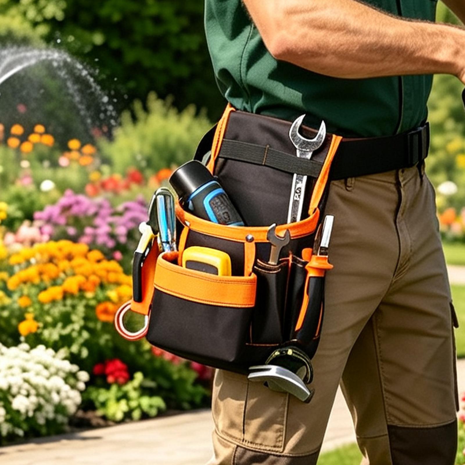 Waist Tool Bag Oxford Cloth Mu - Gardening Tools Repair Shop 评论和价格