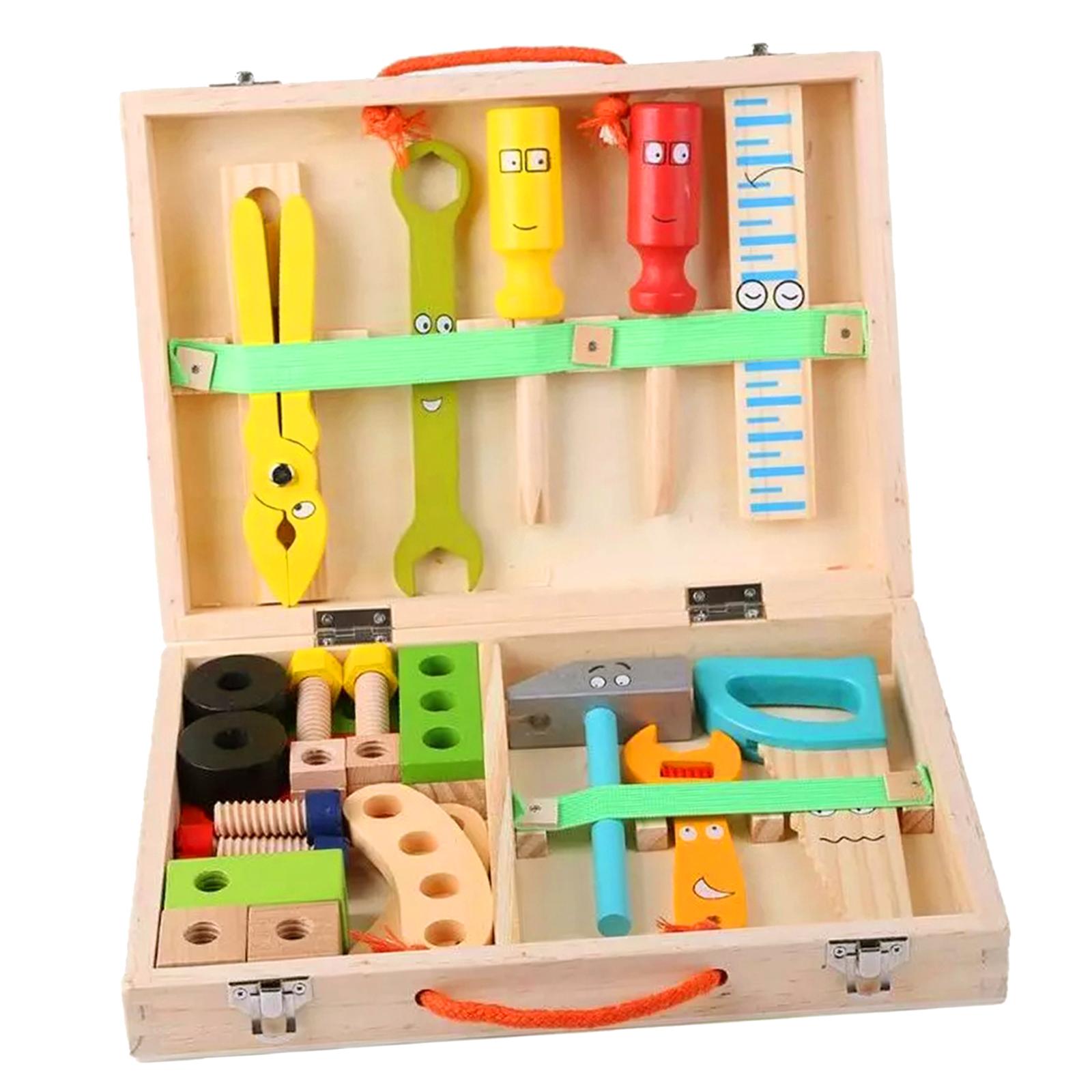 Wooden Kids Tool Set Tool Kit  - Gardening Tools Set Gift 评论和价格