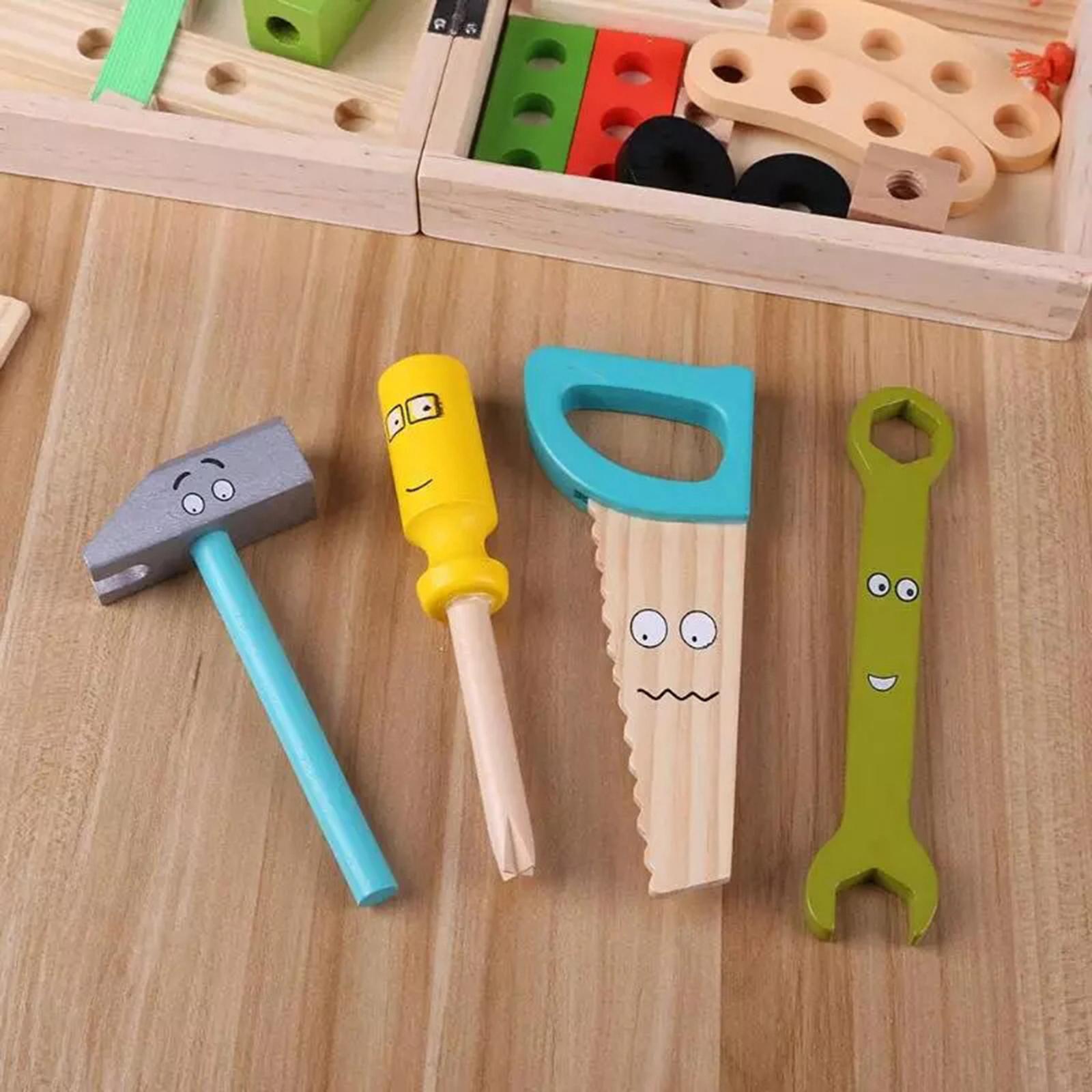 Wooden Kids Tool Set Tool Kit  - Gardening Tools Set Gift 评论和价格