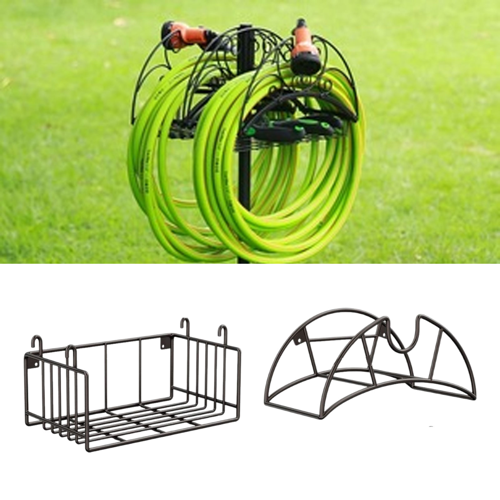 Wall Mount Garden Hose Holder  - Gardening Tools Organiser 评论和价格